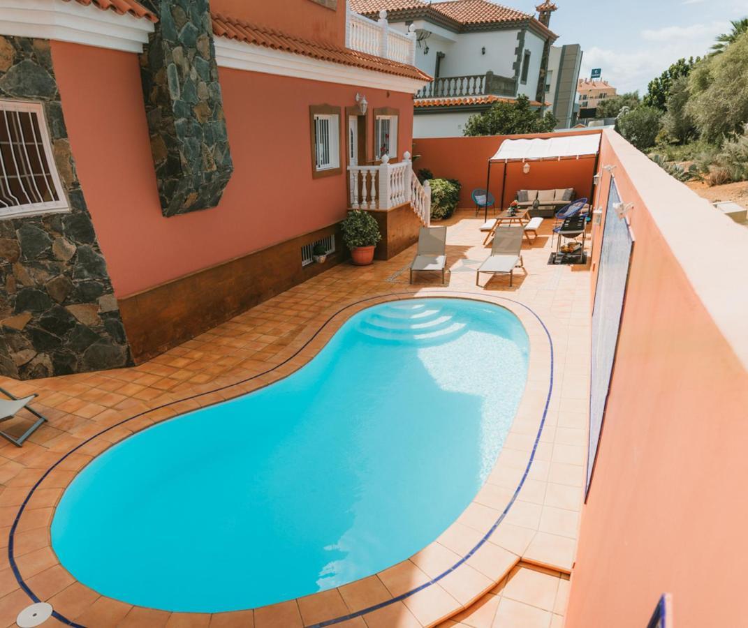 Villa Morada Sonneland Con Piscina Privada Climatizada Maspalomas  Exteriér fotografie